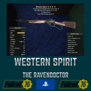 WESTERN SPIRIT - FALLOUT 76 PS4/PS5