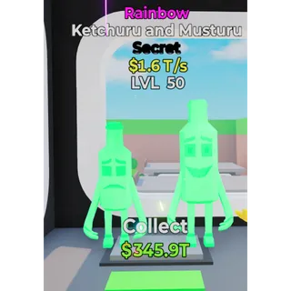 FORTNITE - STEAL THE BRAINROT - KETCHURU AND MUSTURU / SECRET / RAINBOW / LEVEL 50