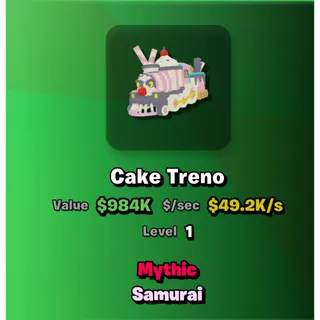 FORTNITE - FISH FOR BRAINROTS - CAKE TRENO/SAMURAI/MYTHIC