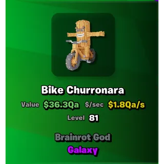 FORTNITE - FISH FOR BRAINROTS - BIKE CHURRONARA/GALAXY/BRAINROT GOD/LEVEL 81