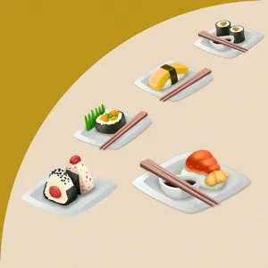 100 Sushi 20 of each