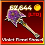 Violet Fiend Shovel - Sniper Arena