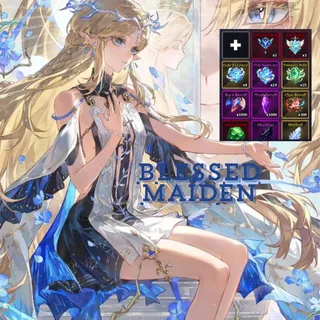 Blessed Maiden + Free Reroll + Weapon Set B10 - sailor piece