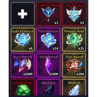 Blessed Maiden + Free Reroll + Weapon Set B10 - sailor piece