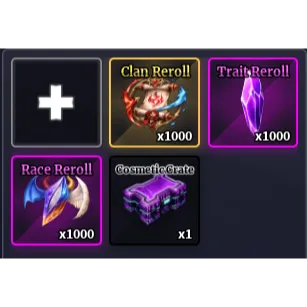 Clan Reroll 1000x + Free Cosmetic Crate + Reroll - Sailor Piece