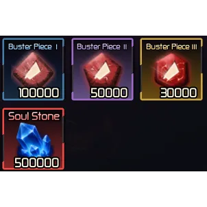 Set up upgrade Buster - Broken Blade