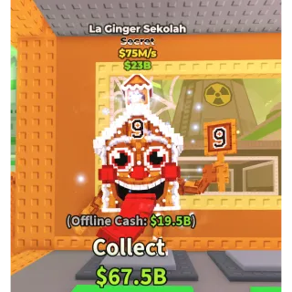 la ginger sekolah 75M/s