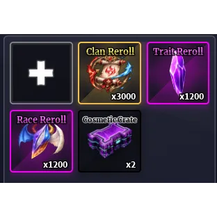 Clan Reroll 3000x + Free Cosmetic Crate + Reroll  - Sailor Piece