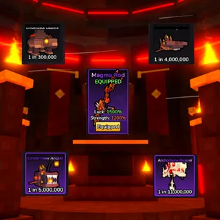 Magma Rod - Deep Fishing Reqiest LV.5