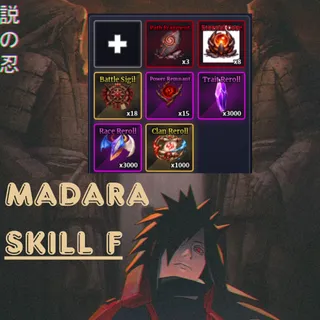 Madara + Skill F + Free Reroll - sailor piece