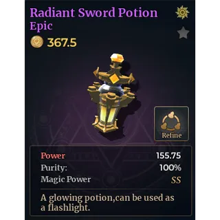 Radiant Sword - Wizard Alchemy