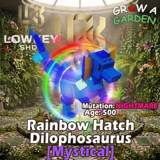 Rainbow Dilophosaurus - Grow a Garden