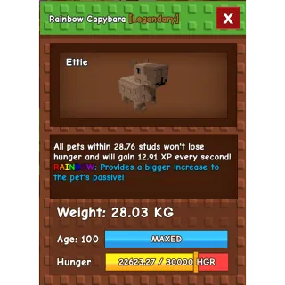 HUGE RB CAPYBARA | 28KG 