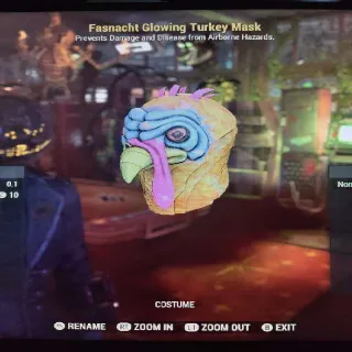 Glowing Turkey Mask