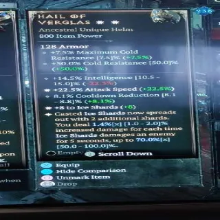 S10 2🌟Hail of verglas