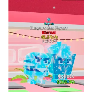 Fortnite Steal The Brainrot Burguro dan Fryuro Aqua