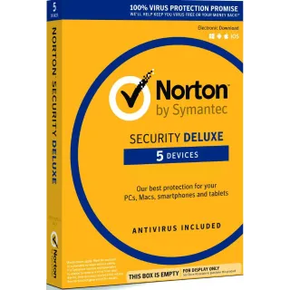 Norton Security Deluxe (90 days) 5 devices Global