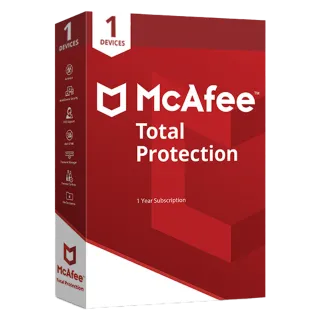 McAfee Total Protection 1 PC 3 Year