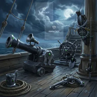 Sea of thieves Obsidian Eight Item Pack