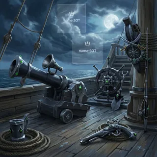 Sea of thieves Obsidian Eight Item Pack