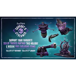 The Sea of Thieves Twitch Ebon Double Barrel Pistol