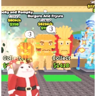 steal a brainrot - burguro and fryuro 825m/s