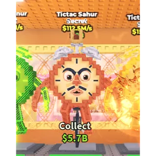 Steal a brainrot - TICTAC SAHUR 112.5M/S