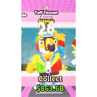 steal a brainrot - Tuff Toucan 156M/s