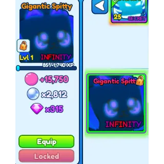 BGSI - SHINY MYTHIC GIGANTIC SPITTY