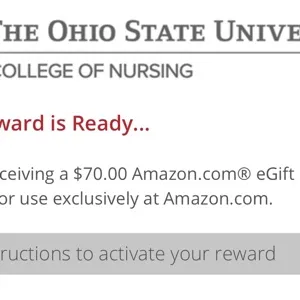 $70 USD Amazon eGift Card