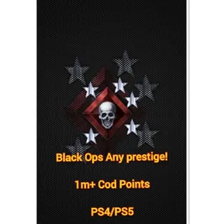 Black Ops Any Prestige! PS4/PS5
