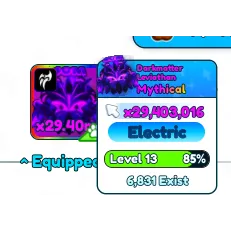 new rb mythic (30m+ stat when max) (with electric mutation ) [INSTANT DELIEVERY] {TRUSTED}