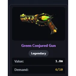 MVSD green conjured gun