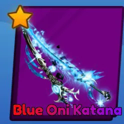 Blade ball blue oni katana