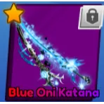 Blade ball blue oni katana