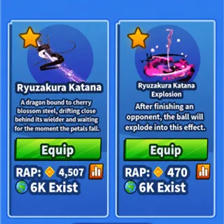 Blade ball-Ryuzakura set