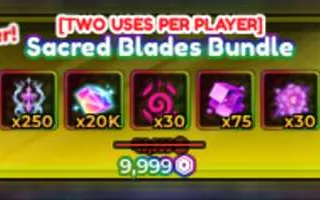 [ CHEAPEST | INSTANT DELIVERY ] | Scared Blades Bundle [9999 R] | AC | Anime Crusaders | Roblox | [GIFT] |