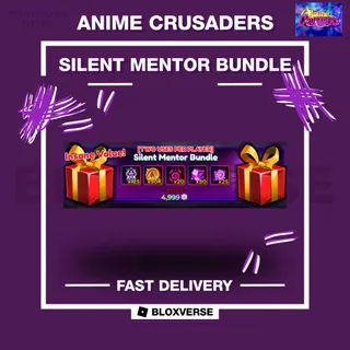 [ CHEAPEST | INSTANT DELIVERY ] | Silent Mentor Bundle [4999 R] | AC | Anime Crusaders | Roblox | [GIFT] |