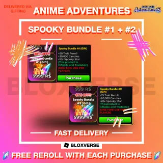 Anime Adventures - Spooky Bundle #1 + #2