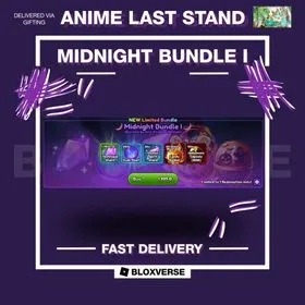 [CHEAPEST ALS | INSTANT DELIVERY] | Midnight Bundle I 1 [1999 R] | ALS | Anime Last Stand | Roblox | [GIFT] |