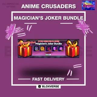[ CHEAPEST | INSTANT DELIVERY ] | Magician's Joker Bundle [999 R] | AC | Anime Crusaders | Roblox | [GIFT] |