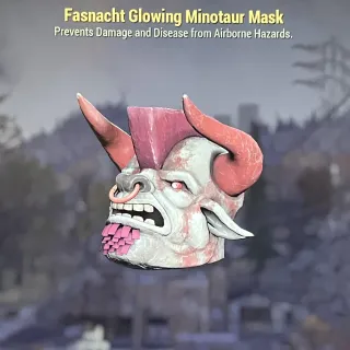 Fasnacht Glowing Minotaur Mask