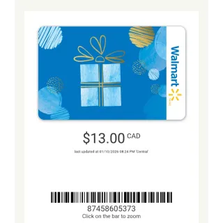 $13.00 CAD $13.00 CAD Walmart