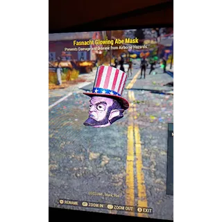 Fasnacht Glowing Abe Mask