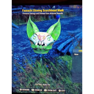 Fasnacht Glowing Scorchbeast Mask