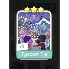 Monopoly Go 3 Stars Sticker Tycoon Tie