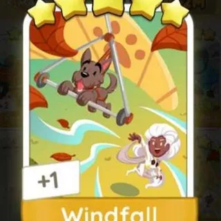 Monopoly Go 5 Stars Sticker Windfall