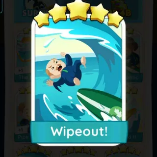 Monopoly Go 5 Stars Sticker Wipeout ! (Monopoly Games Album)