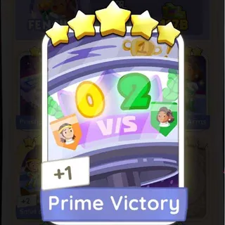 Monopoly Go 5 Stars Sticker Prime Victory (Monopoly Games Album)