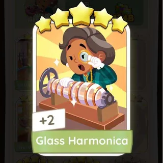 Monopoly go 5 Stars Sticker Glass Harmonica